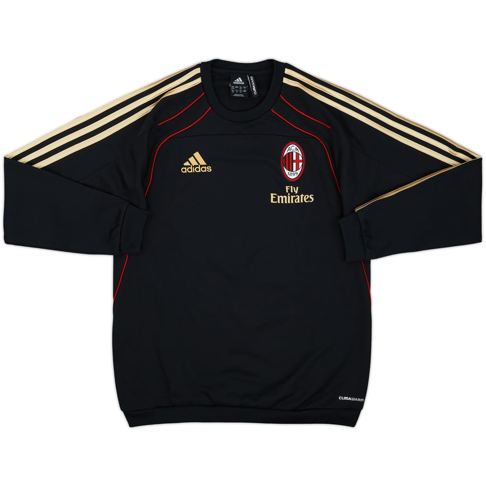 2010-11 AC Milan adidas Sweat Top - 8/10 - (XL.Boys)