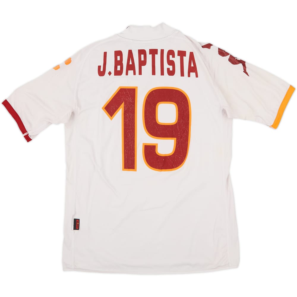 2008-09 Roma Away Shirt J. Baptista #19 - 4/10 - (S)