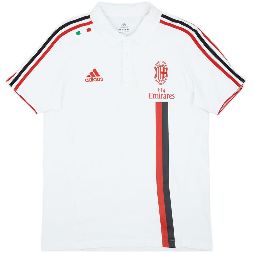 2011-12 AC Milan adidas Polo Shirt - 8/10 - (L)