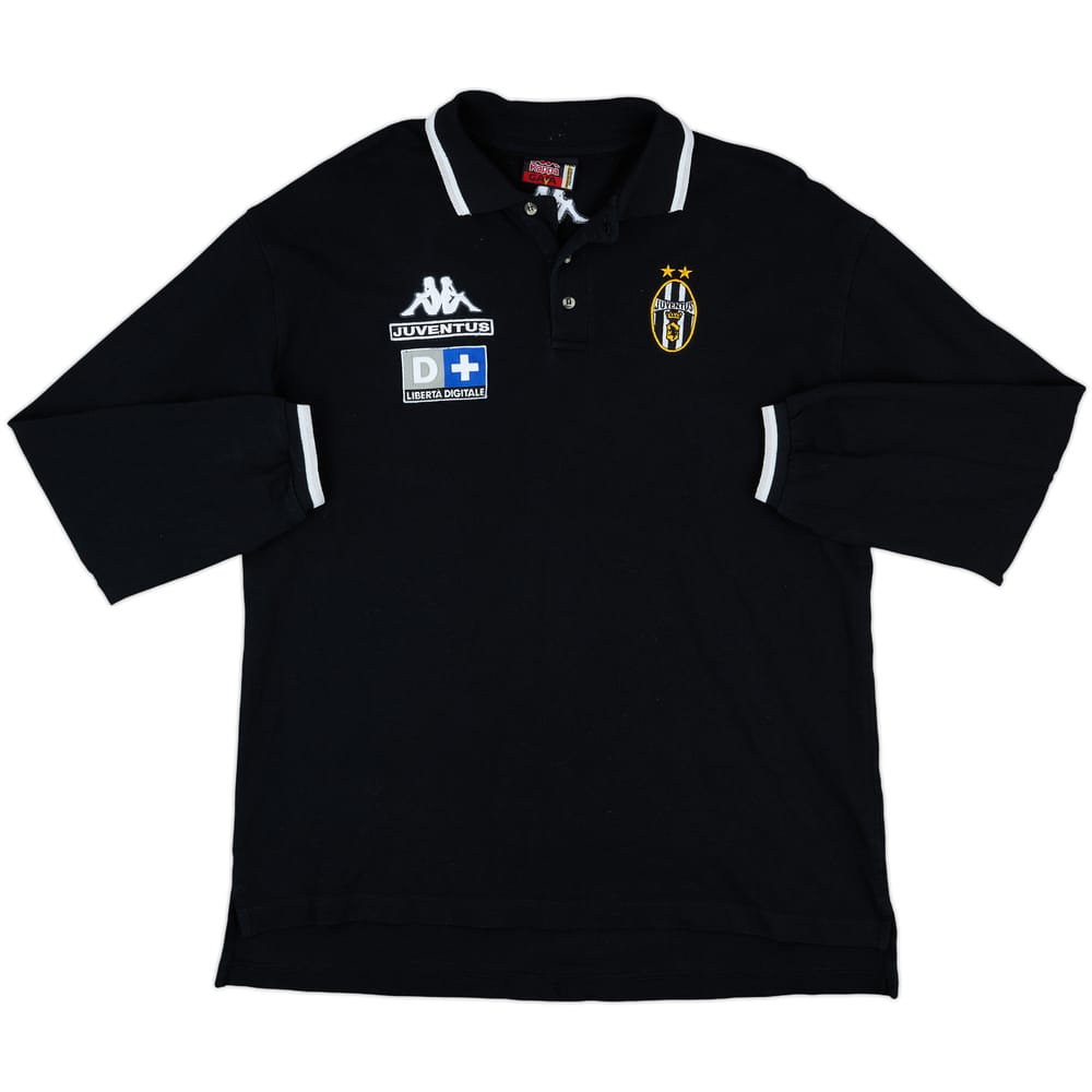 1998-99 Juventus Kappa Polo L/S Shirt - 9/10 - (XL)