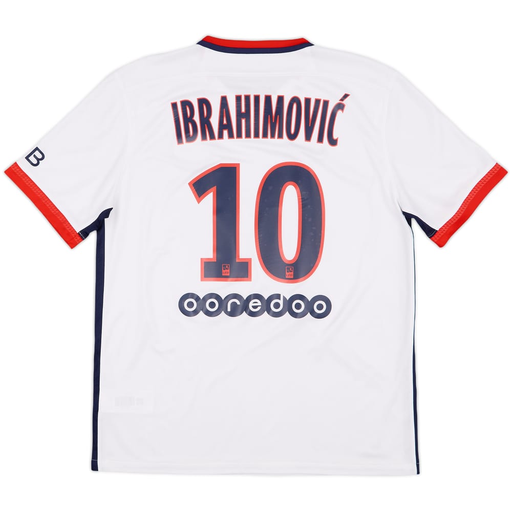2015-16 Paris Saint-Germain Away Shirt Ibrahimovic #10 - 9/10 - (L)