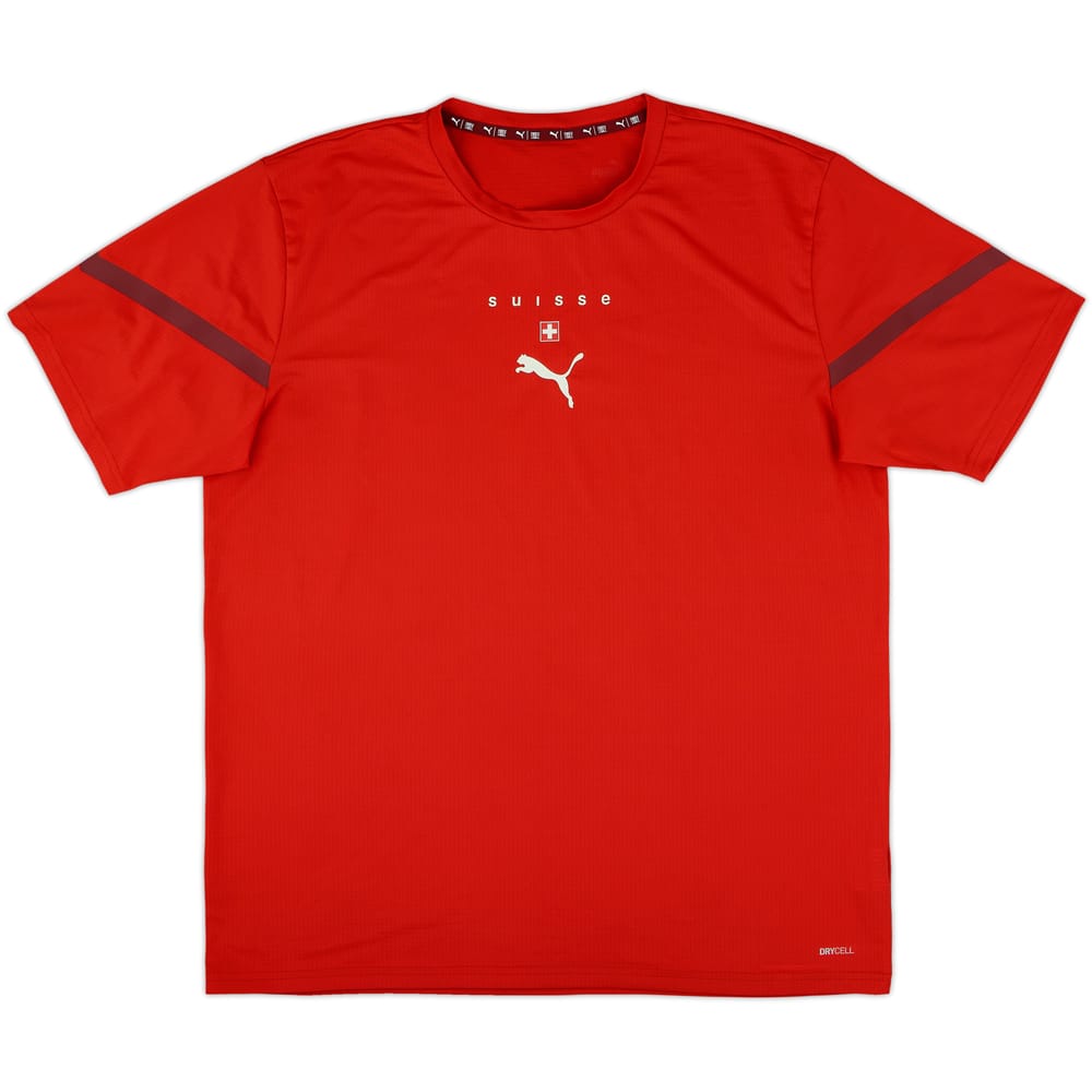 2021-22 Switzerland Puma Training Shirt - 8/10 - (L)