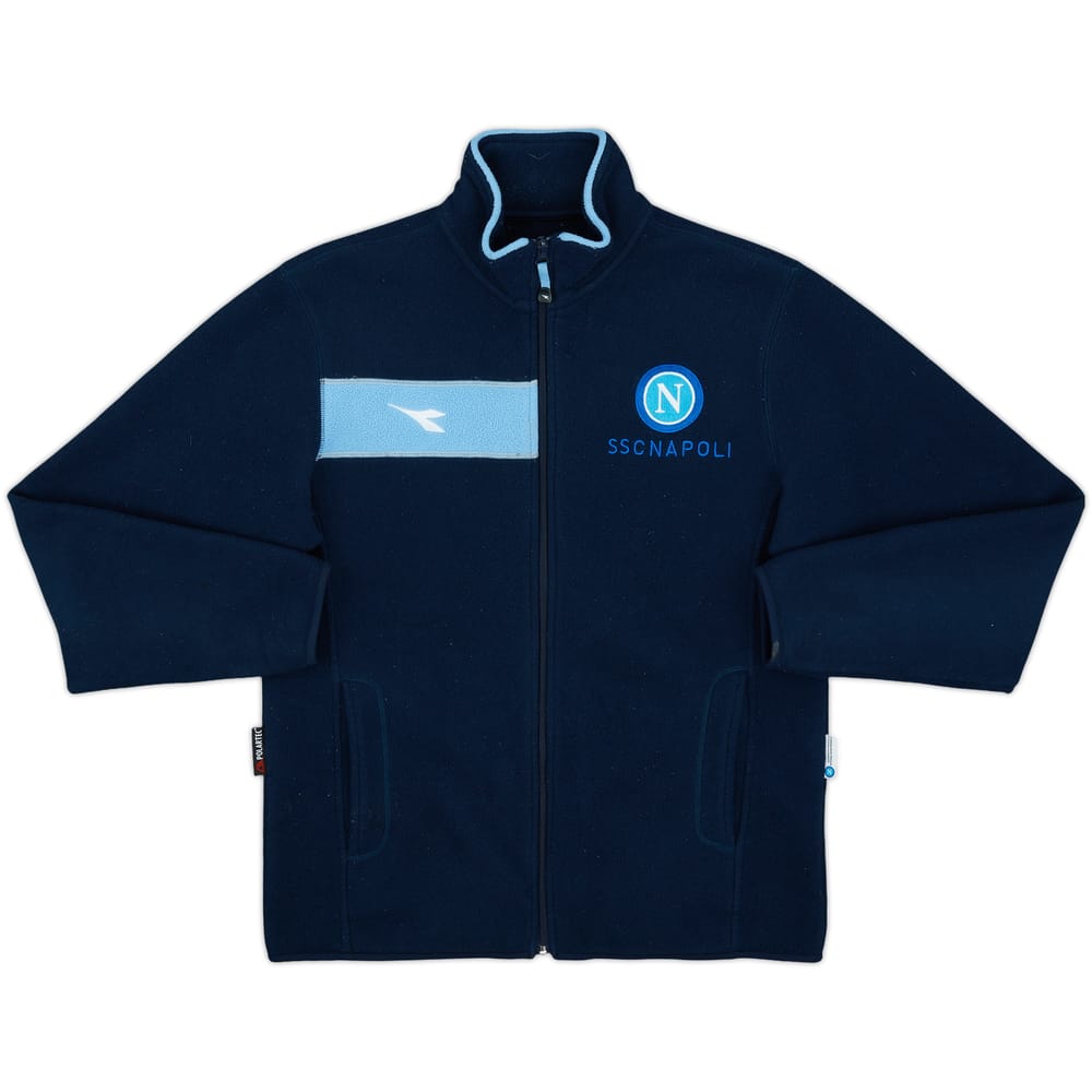 2002-03 Napoli Diadora Fleece Track Jacket - 8/10 - (S)