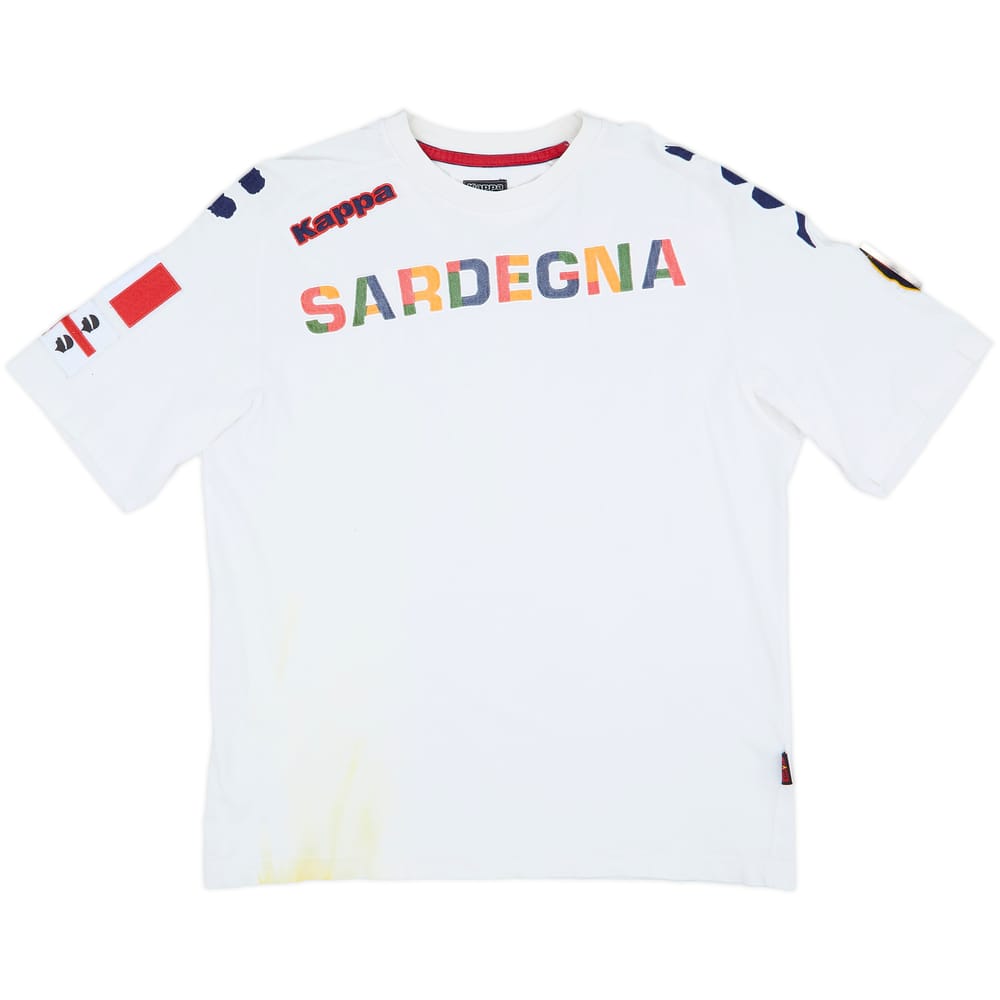 2011-12 Cagliari Kappa Cotton Tee - 4/10 - (XL)