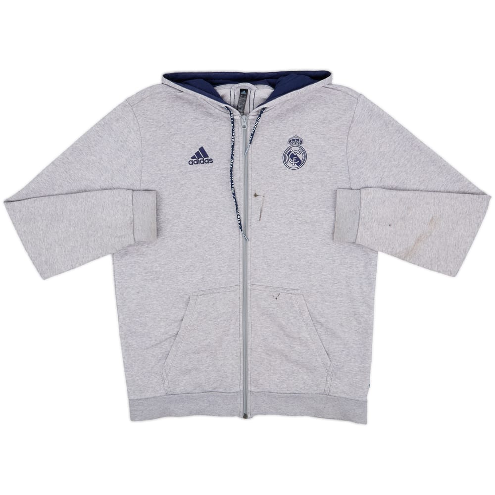 2019-20 Real Madrid adidas Hooded Track Jacket - 5/10 - (L)