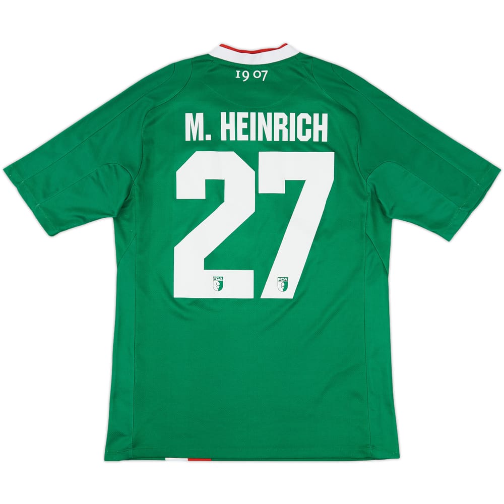2013-14 Augsburg Away Shirt M. Heinrich #27 - 6/10 - (M)