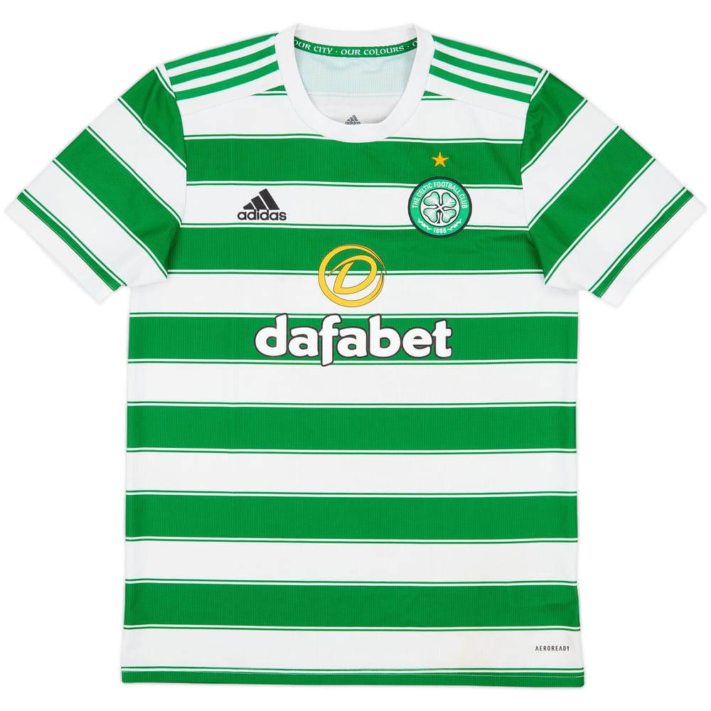 2021-22 Celtic Home Shirt - 10/10 - (M)