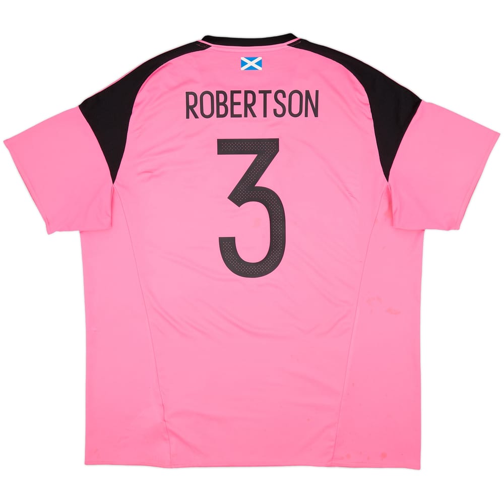2016-17 Scotland Away Shirt Robertson #3 - 5/10 - (XXL)