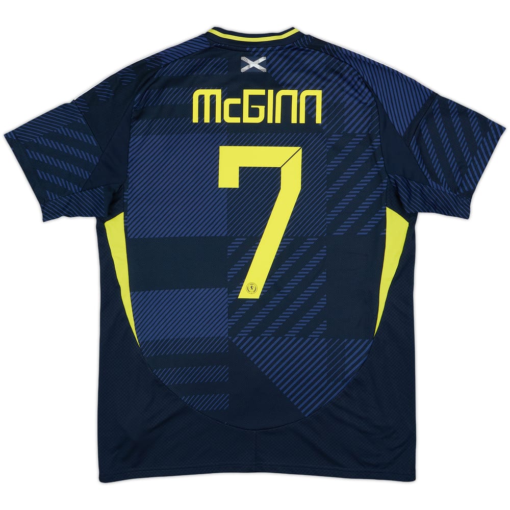 2024-25 Scotland Home Shirt McGinn #7