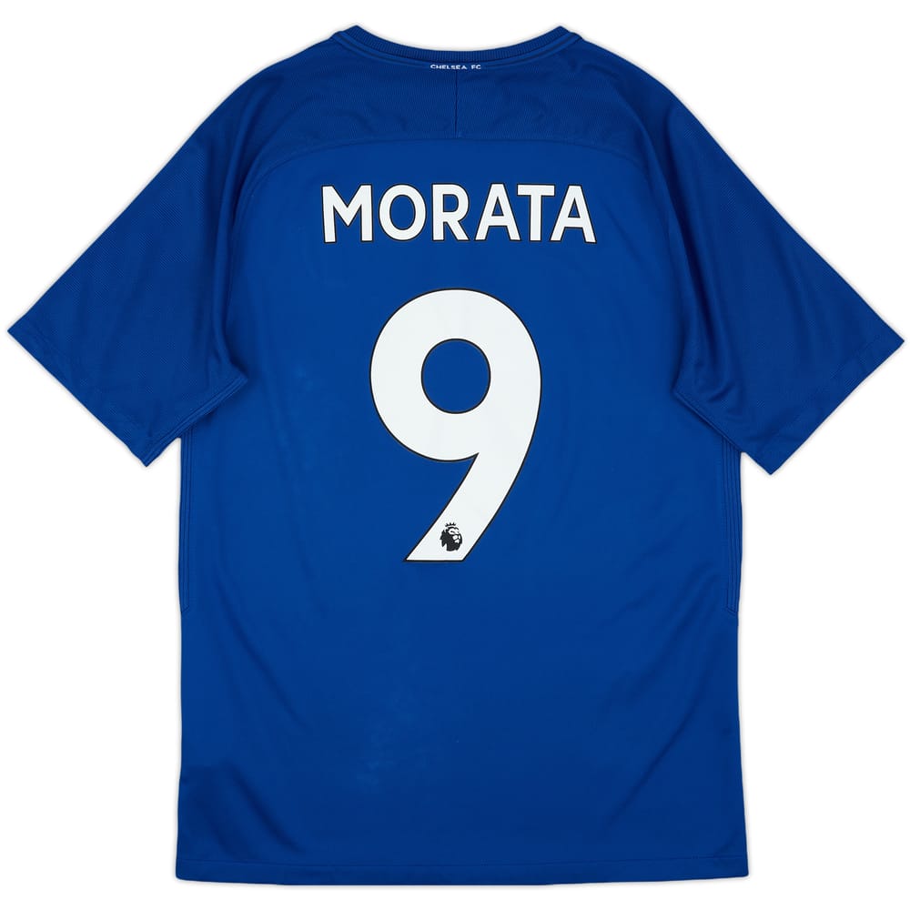 2017-18 Chelsea Home Shirt Morata #9 - 6/10 - (M)