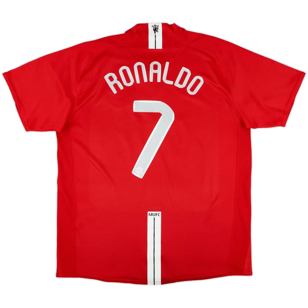 2007-09 Manchester United Home Shirt Ronaldo #7 - 6/10 - (XL)