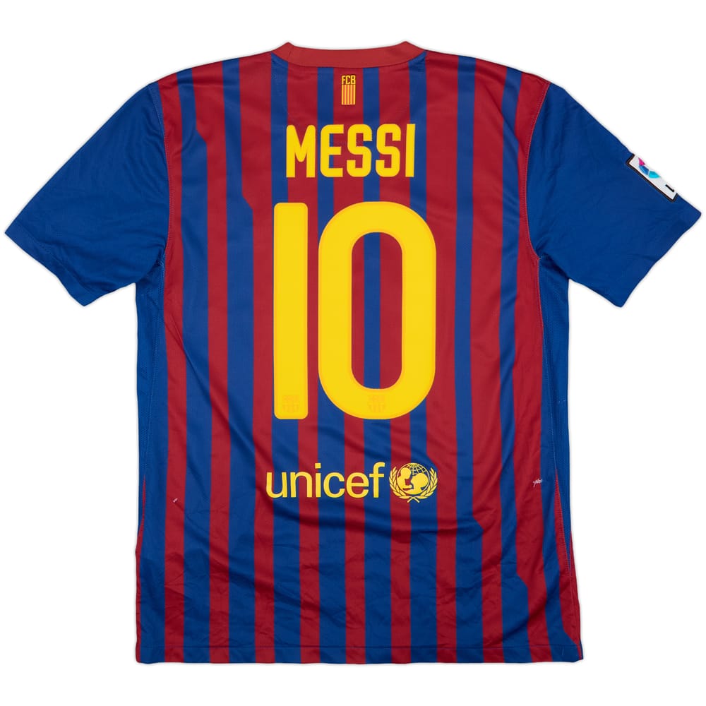 2011-12 Barcelona Home Shirt Messi #10 - 4/10 - (M)