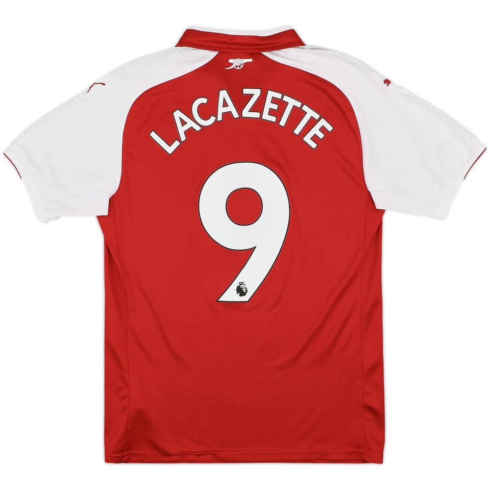 2017-18 Arsenal Home Shirt Lacazette #9 - 9/10 - (S)