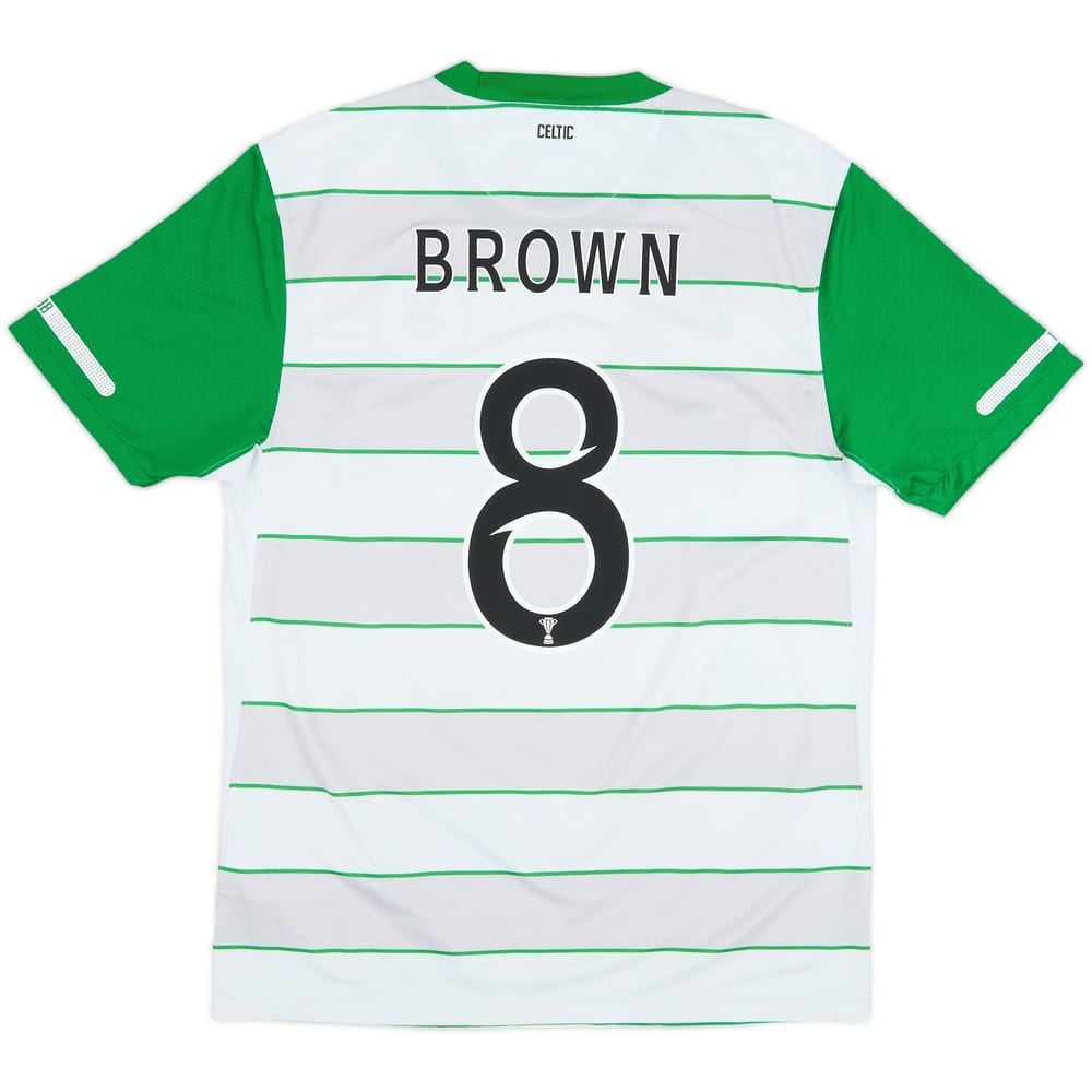 2011-12 Celtic Away Shirt Brown #8 - 8/10 - (M)