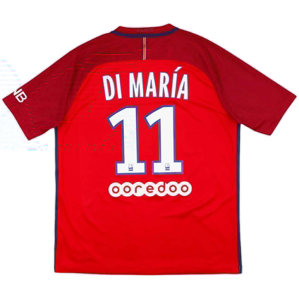 2016-17 Paris Saint-Germain Away Shirt Di Maria #11 - 7/10 - (L)