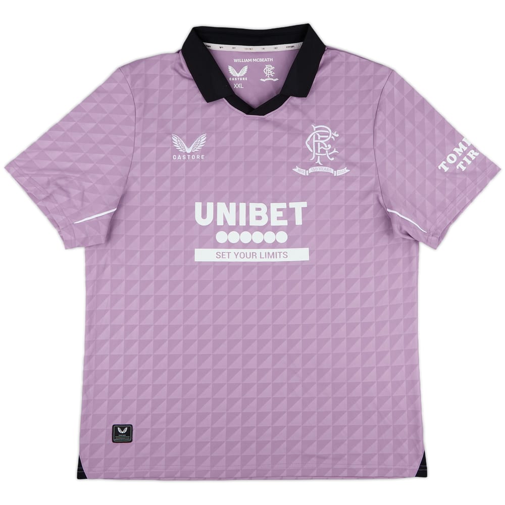 2021-22 Rangers '150 Years Anniversary' Third Shirt - 10/10 - (XXL)