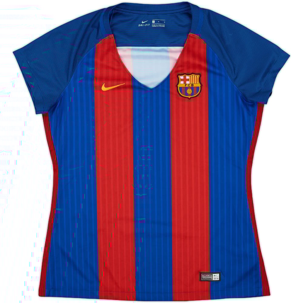 2016-17 Barcelona Home Shirt - 9/10 - (Women's L)