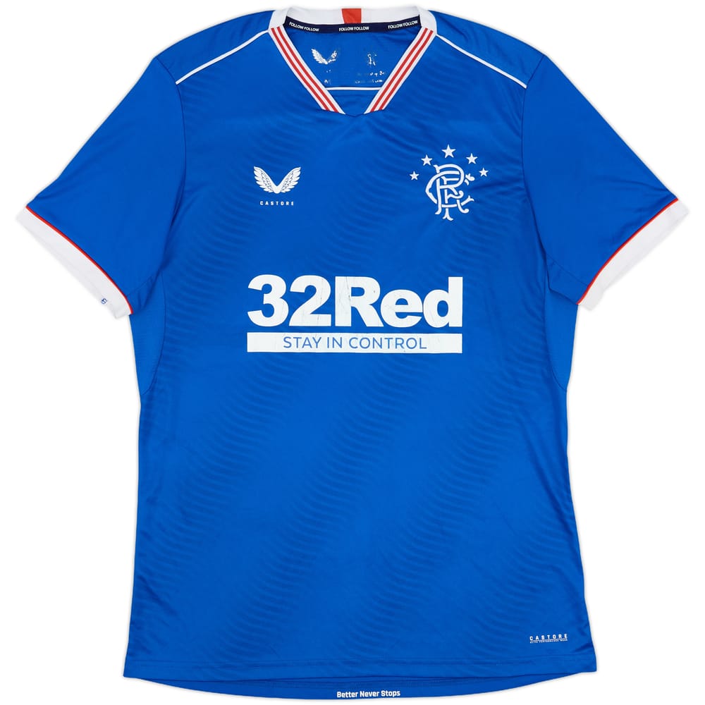 2020-21 Rangers Home Shirt - 7/10 - (M)