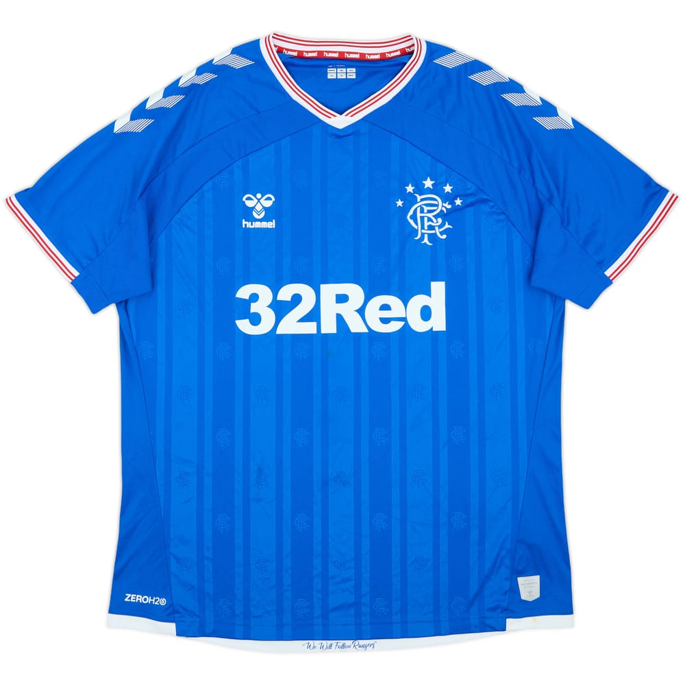 2019-20 Rangers Home Shirt - 9/10 - (XXL)