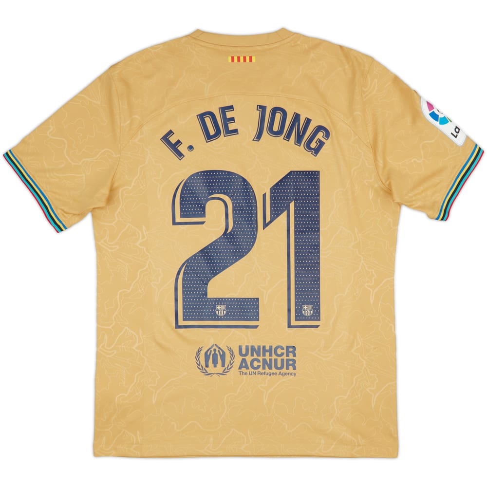 2022-23 Barcelona Away Shirt F. De Jong #21 - 8/10 - (M)
