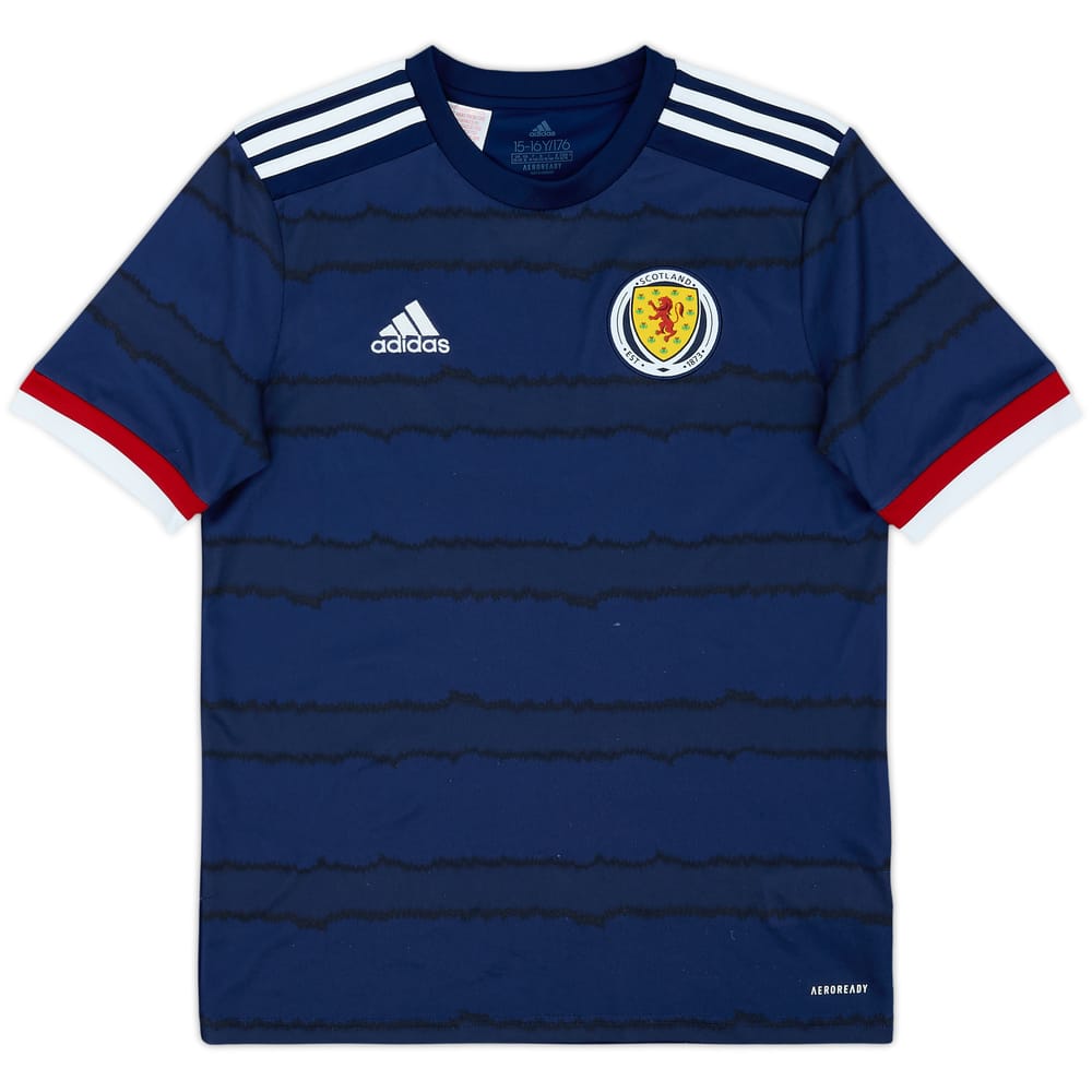 2020-22 Scotland Home Shirt - 6/10 - (XL.Boys)