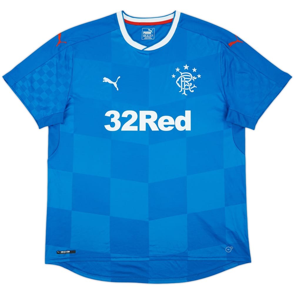 2016-18 Rangers Home Shirt - 10/10 - (XXL)