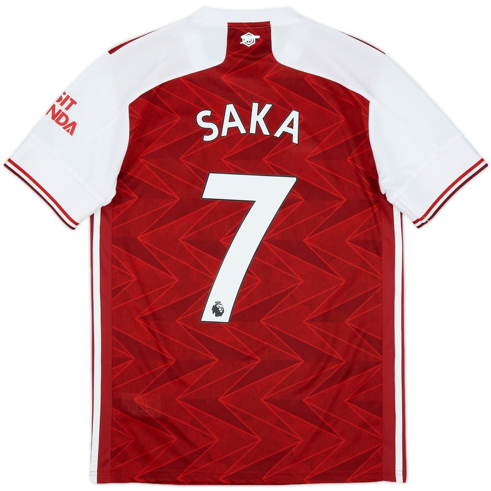 2020-21 Arsenal Home Shirt Saka #7 - 8/10 - (S)