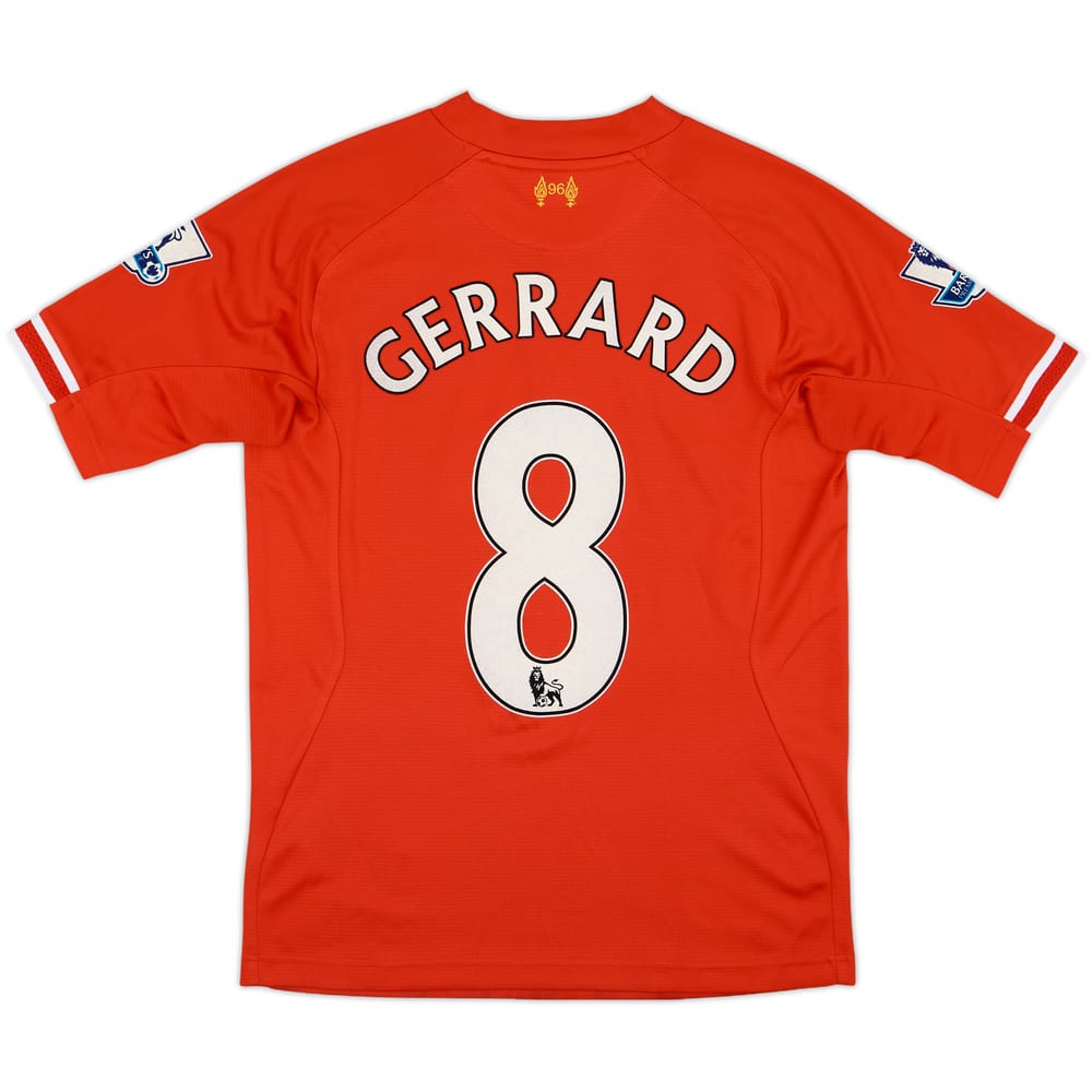 2013-14 Liverpool Home Shirt Gerrard #8 - 7/10 - (S)