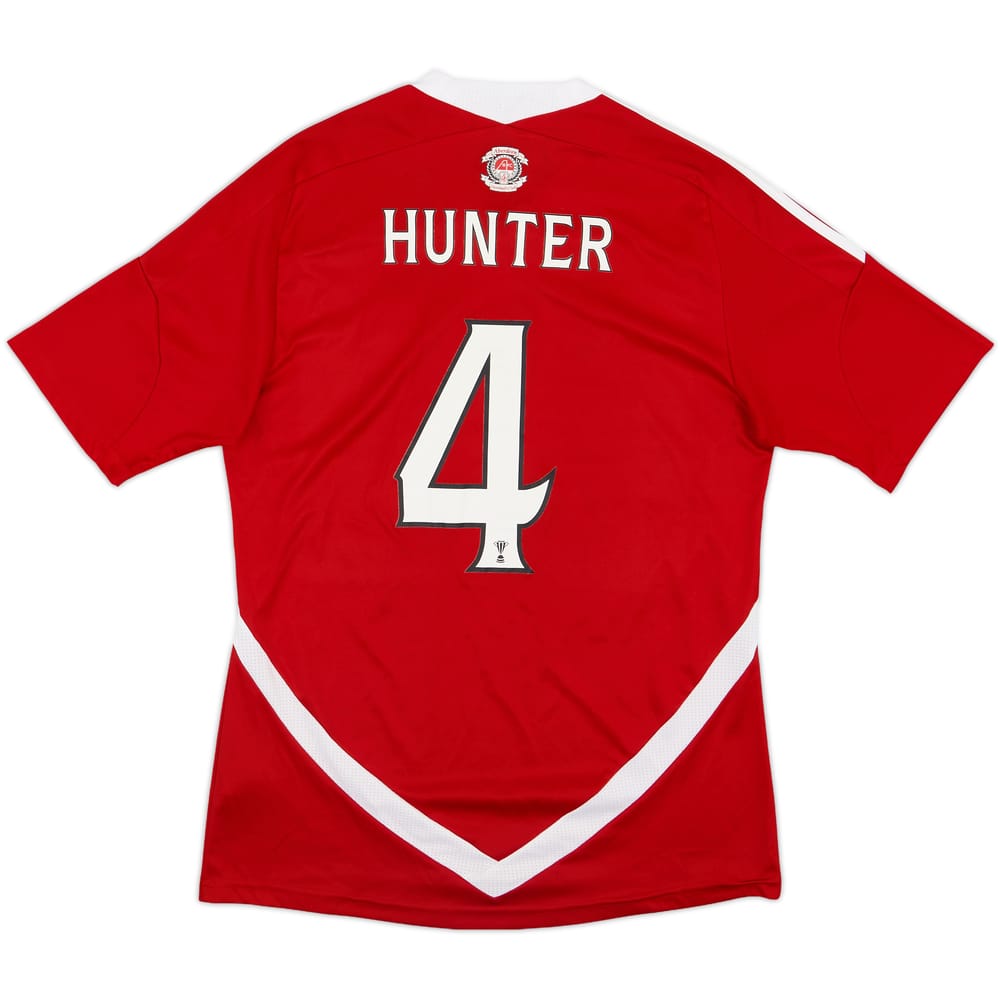 2011-12 Aberdeen Signed Home Shirt Hunter #4 - 7/10 - (M)