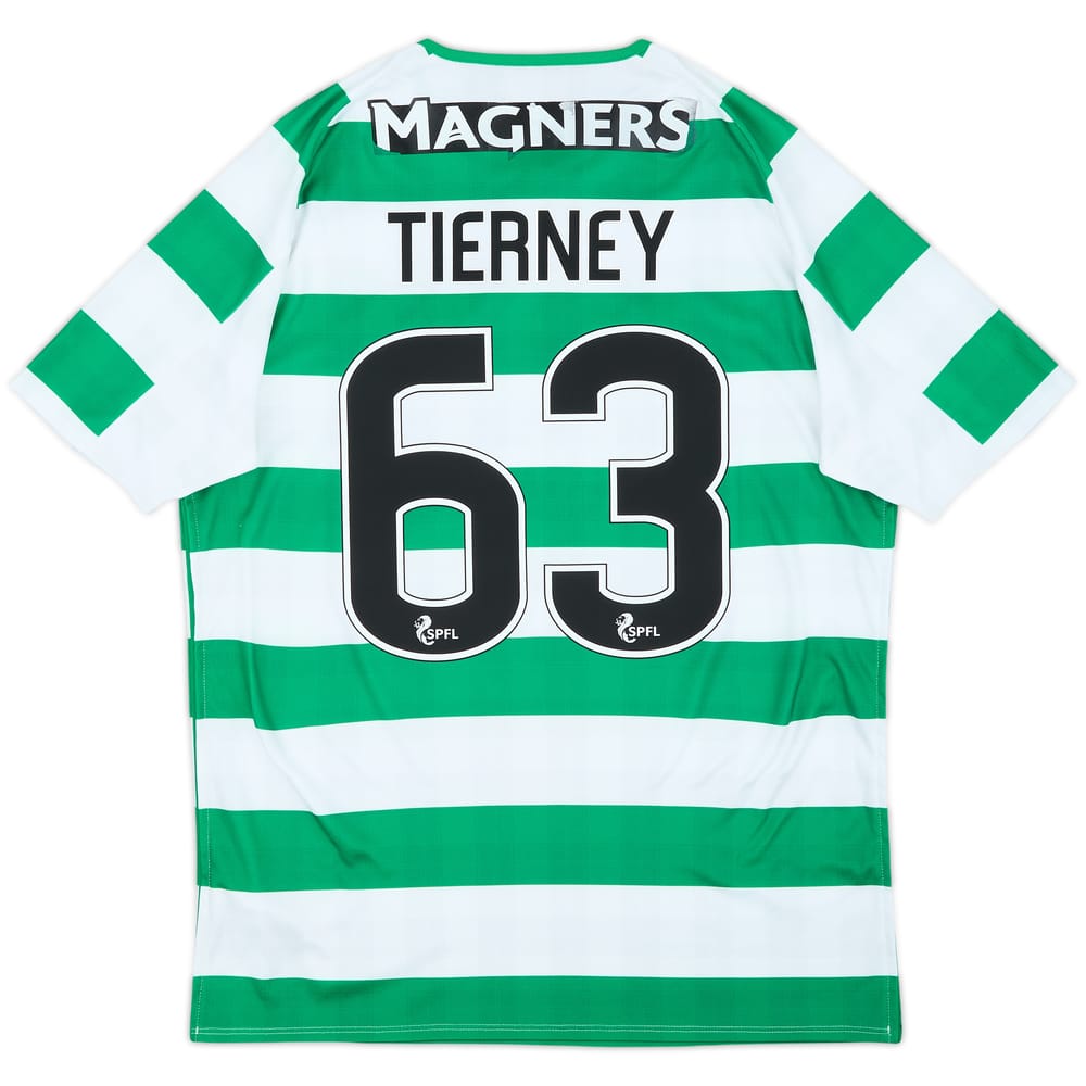 2018-19 Celtic Home Shirt Tierney #63 - 5/10 - (S)
