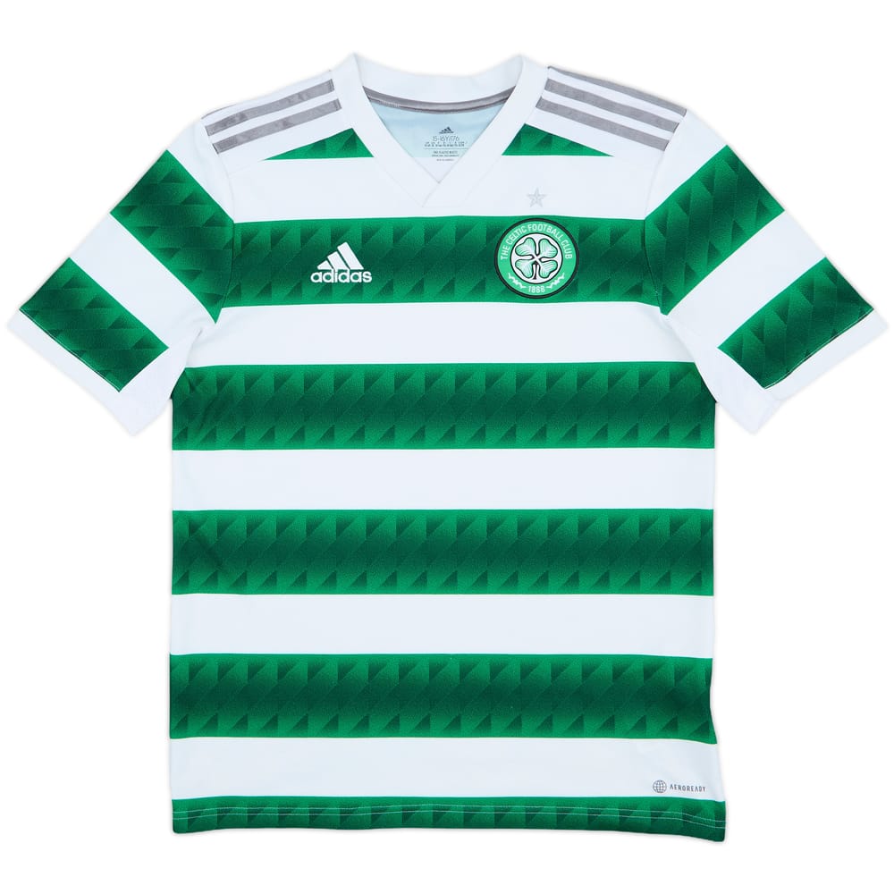 2022-23 Celtic Home Shirt - 9/10 - (XL.Boys)