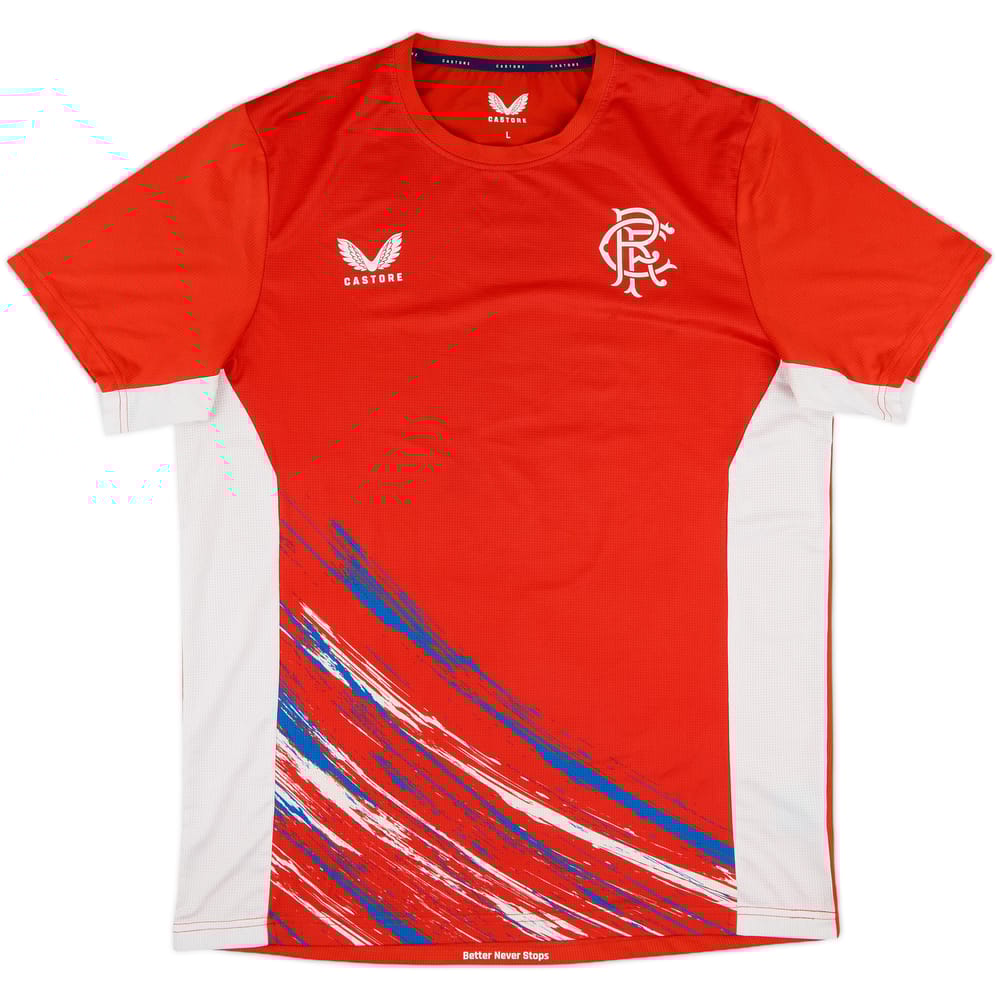 2022-23 Rangers Castore Training Shirt - 8/10 - (L)
