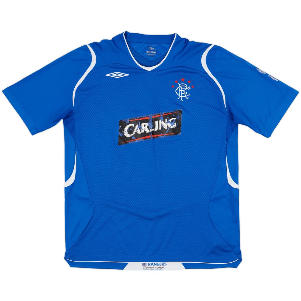 2008-09 Rangers Home Shirt - 4/10 - (XL)