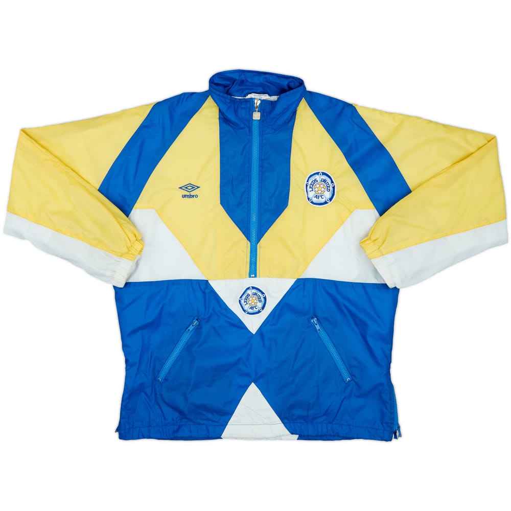 1990-91 Leeds United Umbro Track Jacket - 8/10 - (M)
