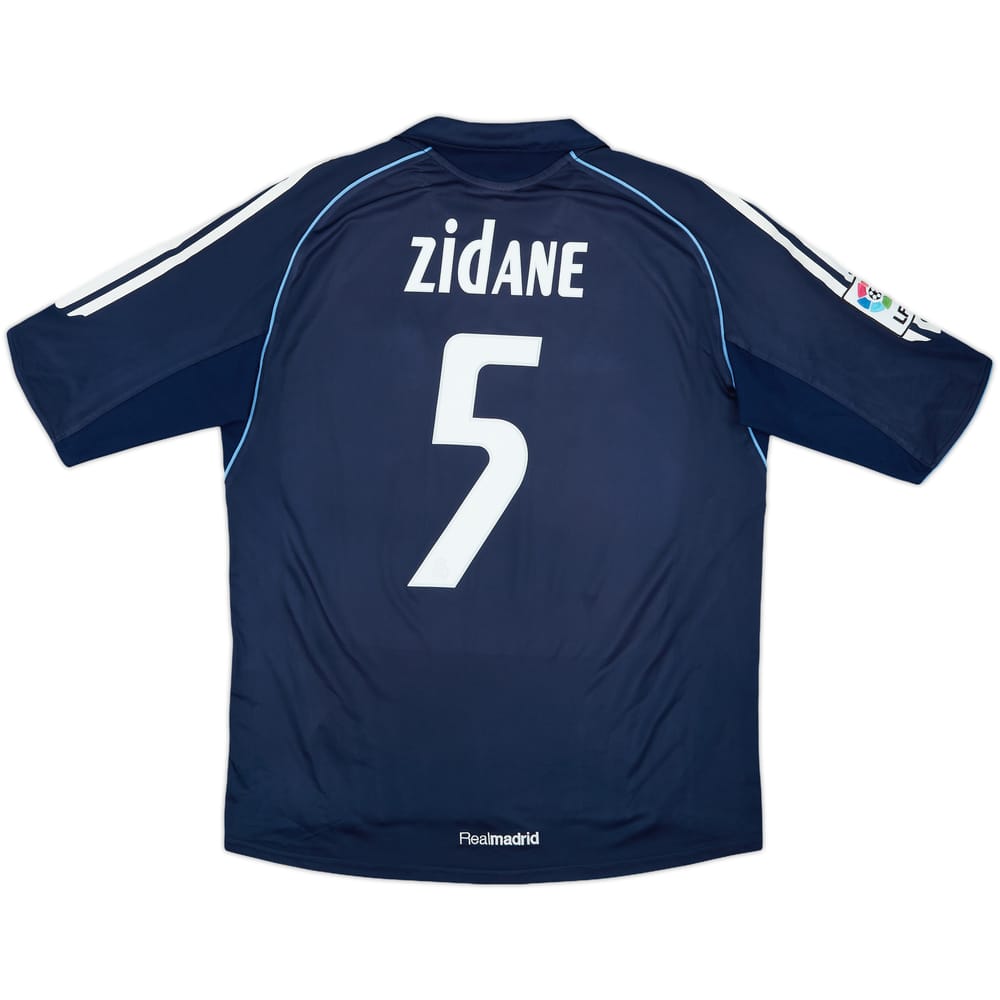 2005-06 Real Madrid Away Shirt Zidane #5 - 7/10 - (M)