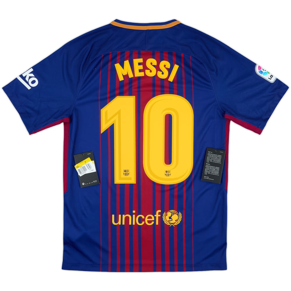 2017-18 Barcelona Home Shirt Messi #10 (S)
