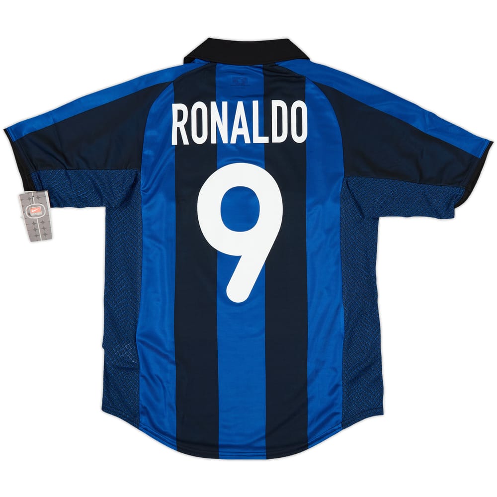 2001-02 Inter Milan Home Shirt Ronaldo #9 (S)