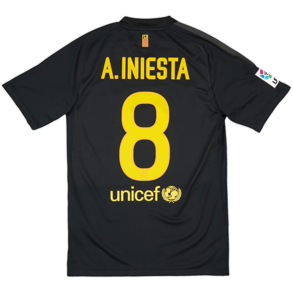 2011-12 Barcelona Away Shirt A.Iniesta #8 - 8/10 - (S)