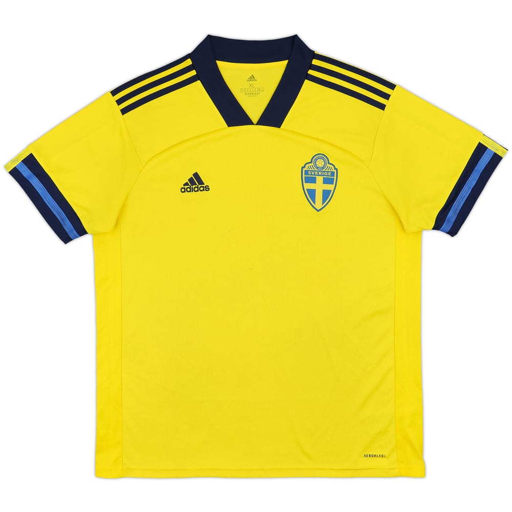 2020-21 Sweden Home Shirt - 5/10 - (XL)