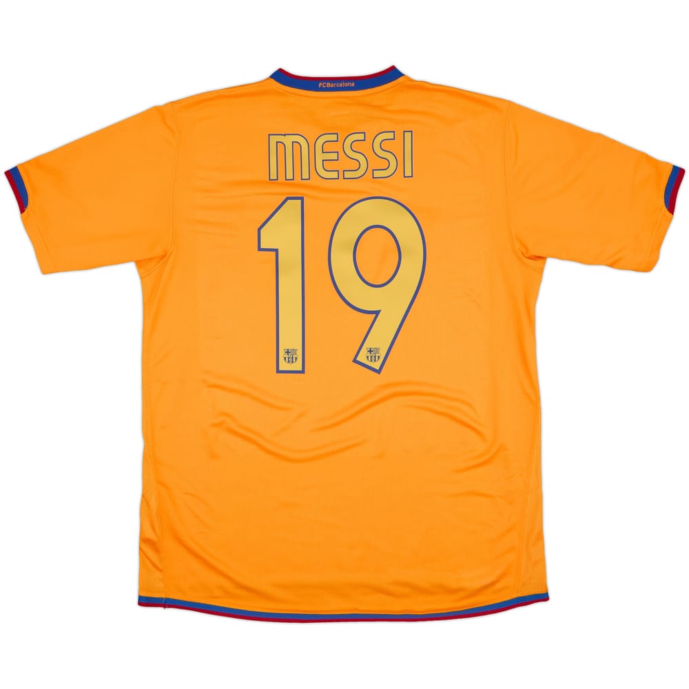 2006-08 Barcelona Away Shirt Messi #19 - 8/10 - (L)
