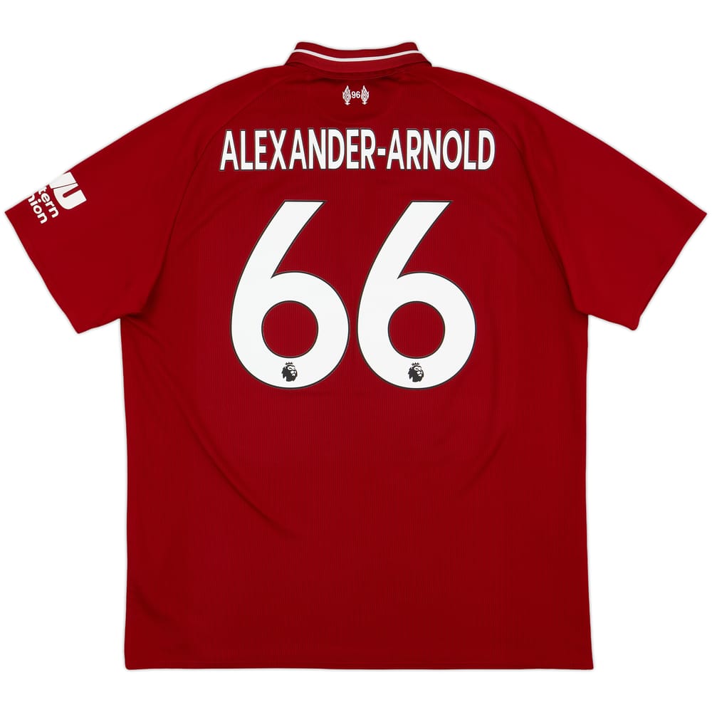 2018-19 Liverpool Home Shirt Alexander-Arnold #66 - 7/10 - (L)