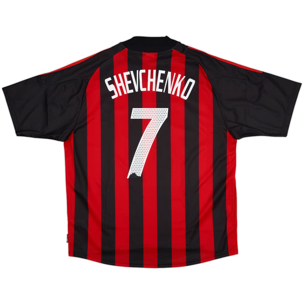 2002-03 AC Milan Home Shirt Shevchenko #7 - 5/10 - (XL)