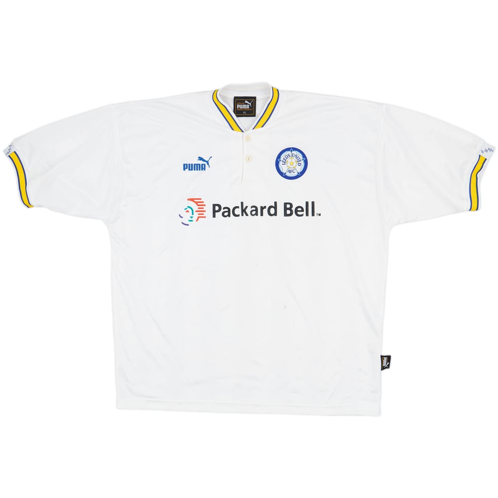 1996-98 Leeds United Home Shirt - 5/10 - (XL)