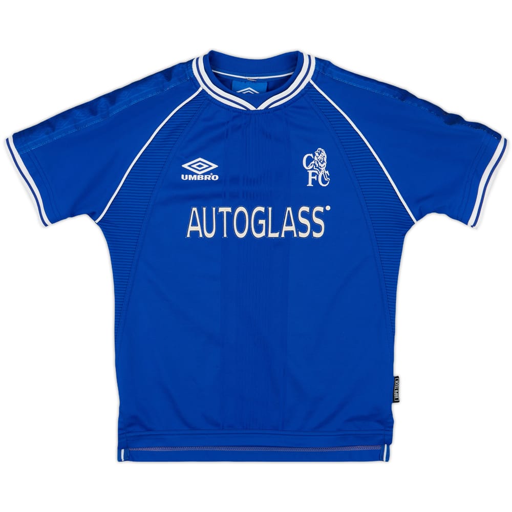 1999-01 Chelsea Home Shirt - 9/10 - (M.Boys)