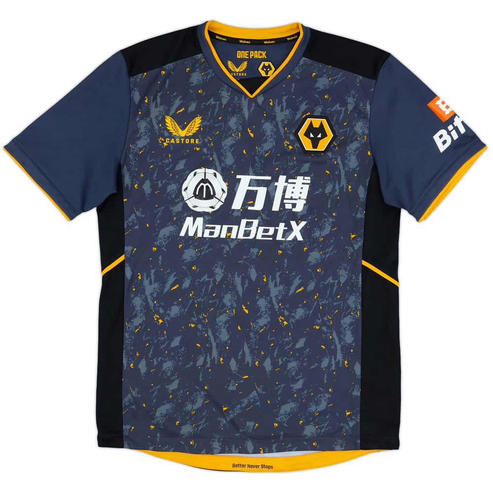 2021-22 Wolves Away Shirt - 10/10 - (M)