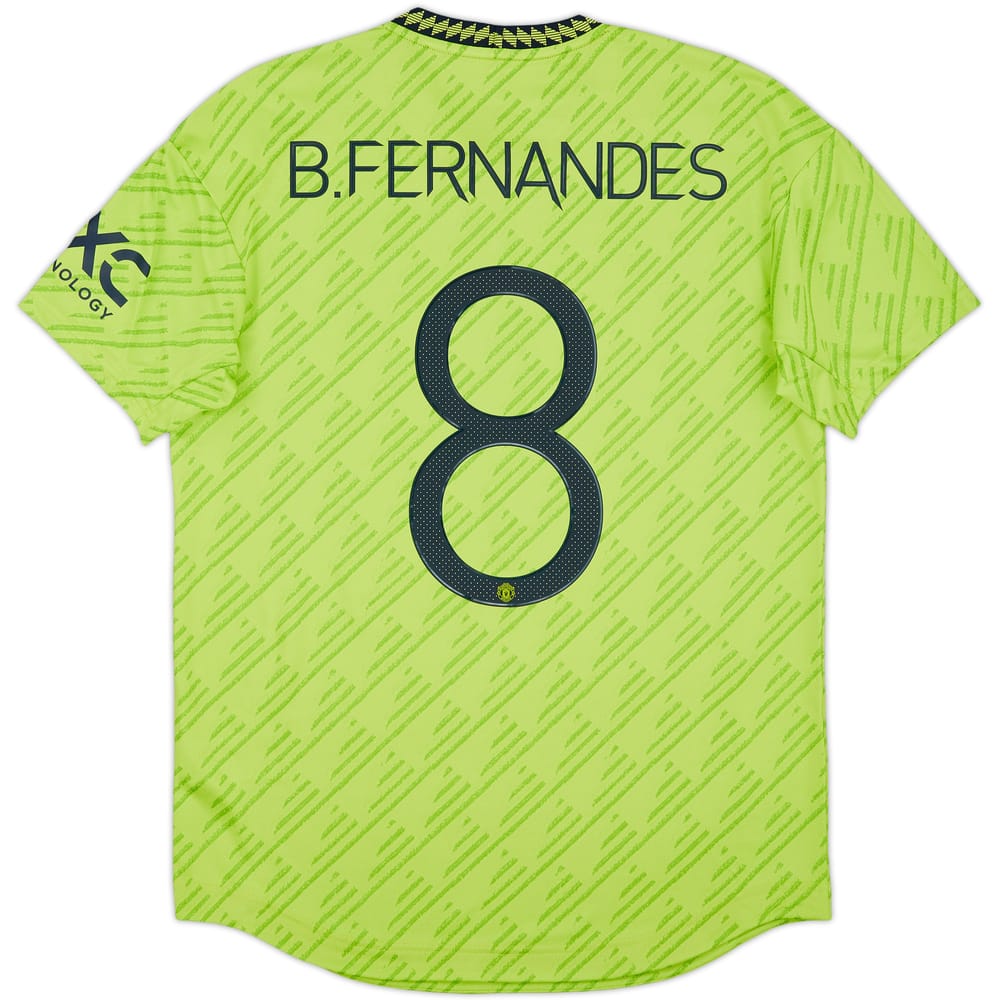 2022-23 Manchester United Authentic Third Shirt Fernandes #8 (M)