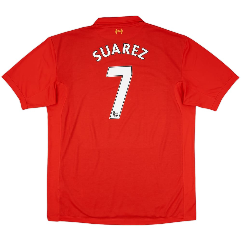 2012-13 Liverpool Home Shirt Suarez #7 - 8/10 - (3XL)