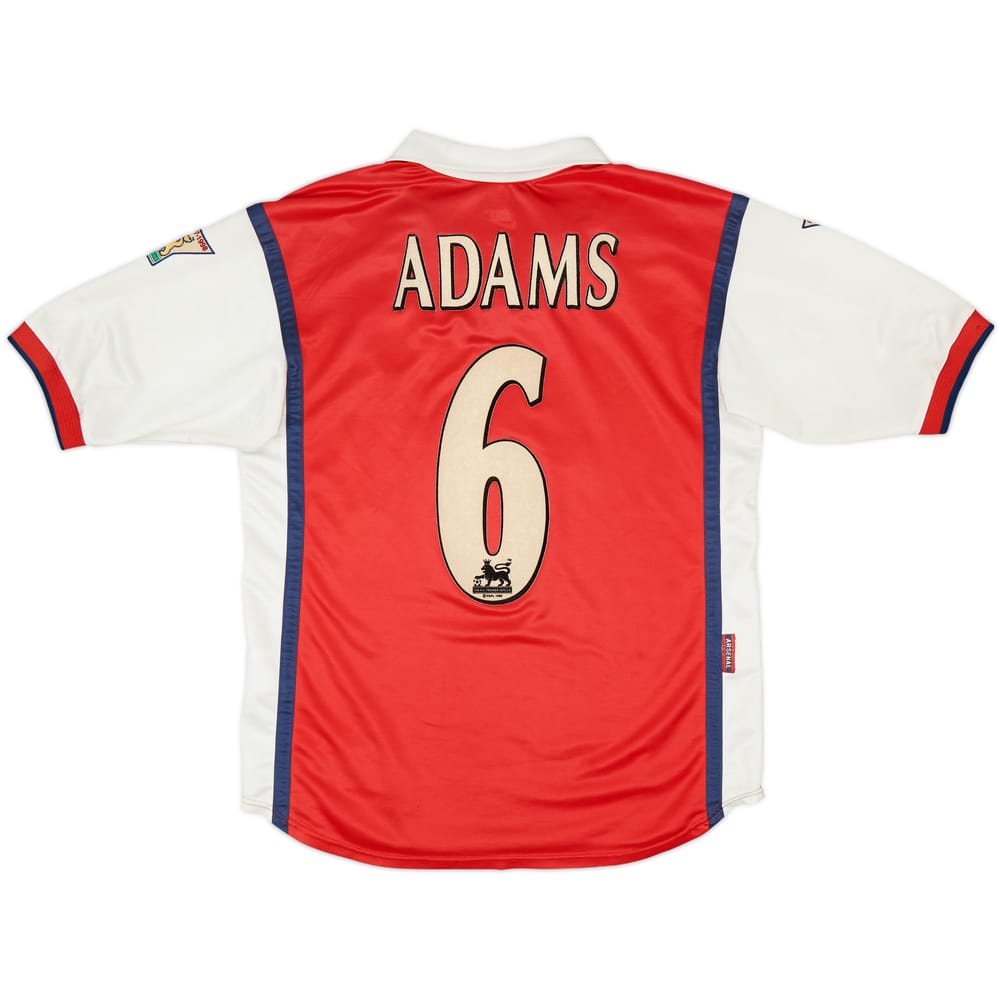 1998-99 Arsenal Home Shirt Adams #6 - 5/10 - (XL.Boys)