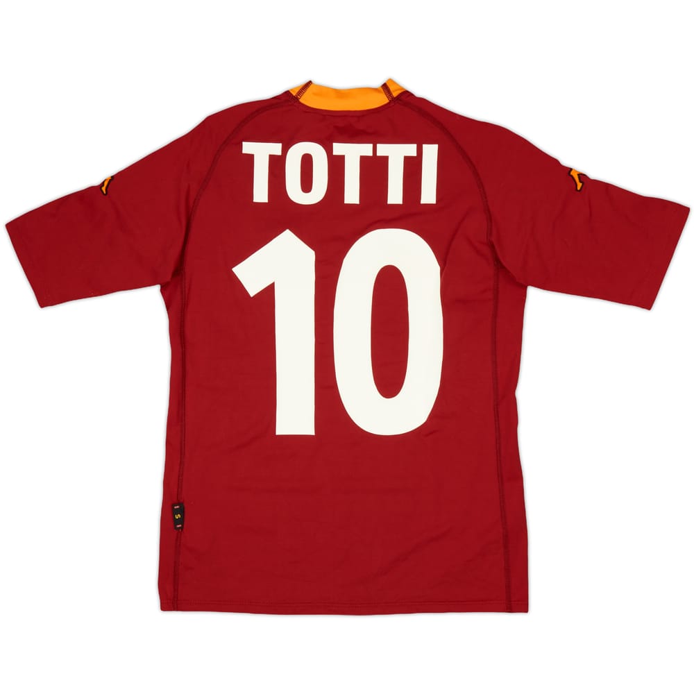 2000-01 Roma Home Shirt Totti #10 - 6/10 - (S)