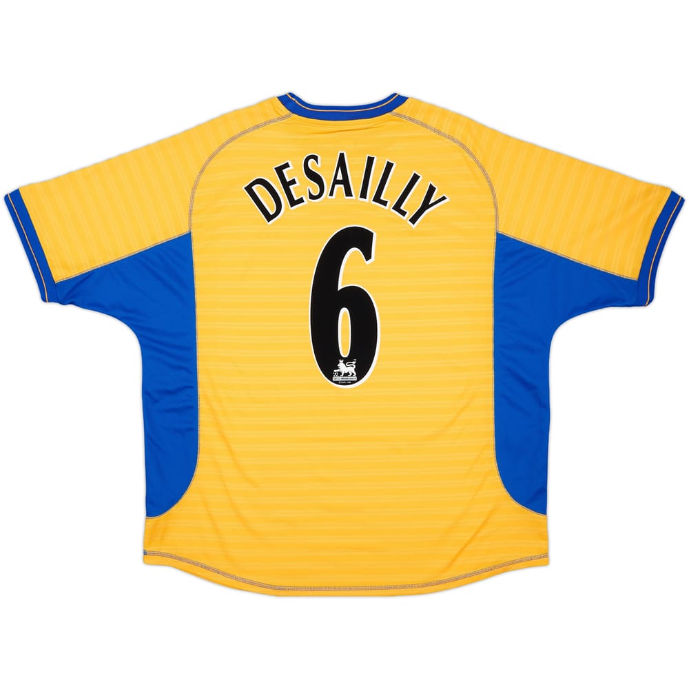 2000-01 Chelsea Away Shirt Desailly #6 - 8/10 - (XXL)